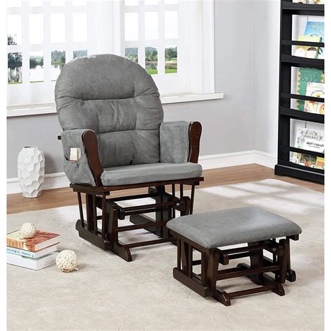 Nursery Glider & Ottoman Sets, Reclining Swivel Glider Rocker with ...