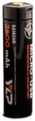 Аккумулятор Яркий Луч YLP SA1826R Li-Ion 3.7В 2600mAh / 18650 купить в ...