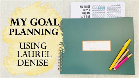 GOAL PLANNING In LAUREL DENISE PLANNER 2023 10 OFF YouTube