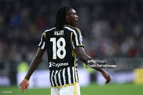 Moise Kean of Juventus Fc looks on during the Serie A TIM match... News ...