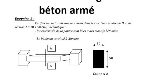 exercices corrigés béton armé pdf ELS ELU