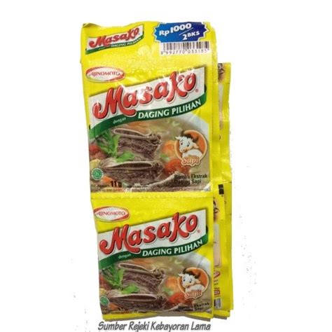 Jual Masako Rasa Sapi Penyedap Rasa Pak Renceng Gr Di Lapak