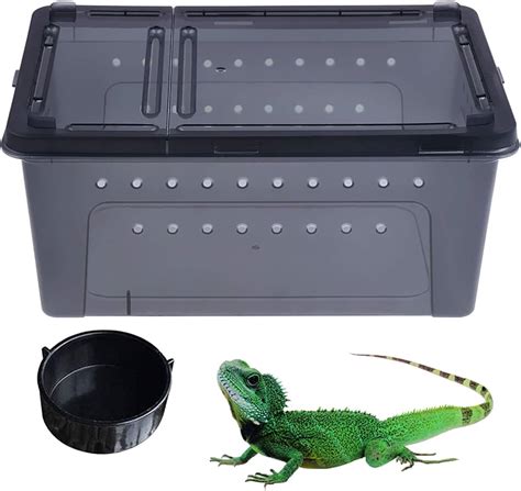 Reptile Feeding Box Small Snake Breeding Container Off