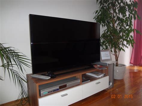 Living room with a new Sony Bravia 40 inch LCD TV