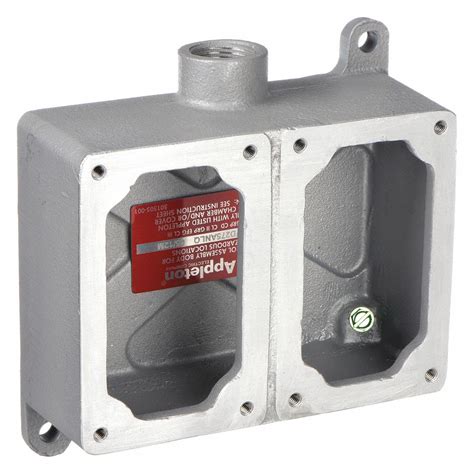 APPLETON ELECTRIC 2 Gangs Copper Free Aluminum Mounting Body