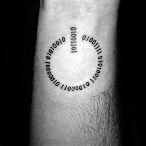 30 Binary Tattoo Designs For Men 2023 Inspiration Guide