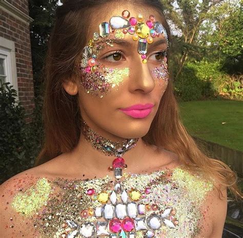 Festival Glitter Festival Makeup Glitter Festival Makeup Rhinestones Festival Glitter