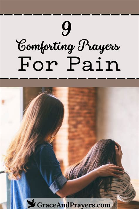 Comforting Prayers For Pain Grace And Prayers