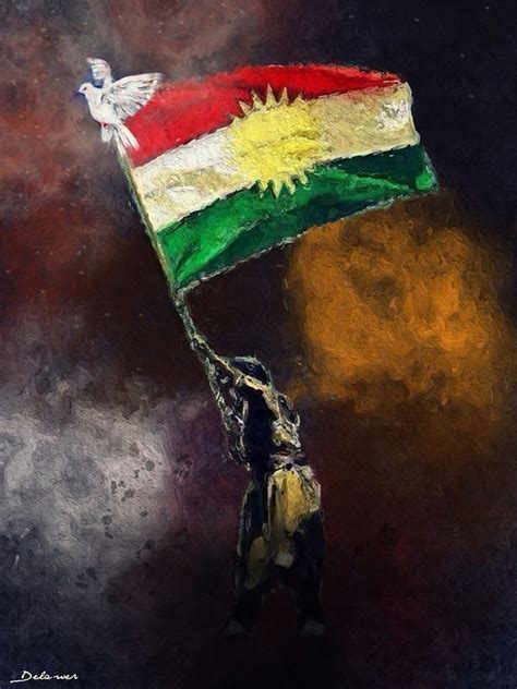 Pin By Ez Derya On Kurdistan Flag Kurdistan Flag Art Whimsical Art