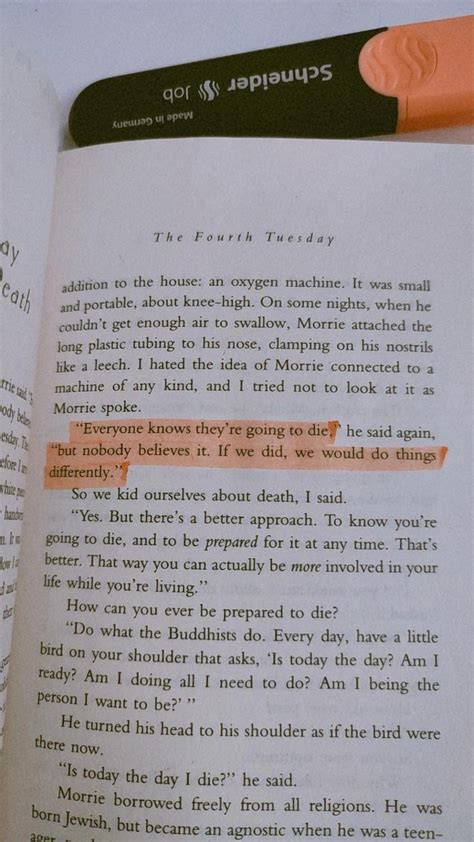 Tuesdays With Morrie In 2024 Snap Quotes Best Quotes From Books