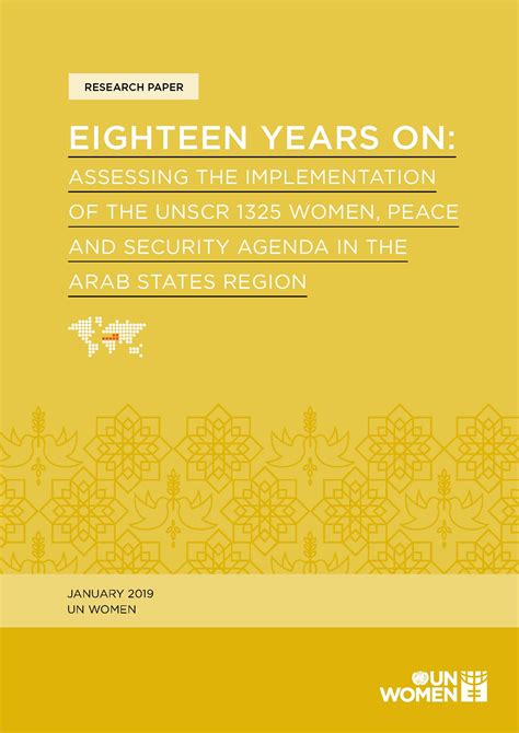 Eighteen Years On Assessing The Implementation Of The UNSCR 1325 Women