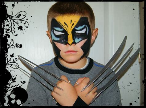 face painting wolverine | Face painting, Face, Carnival face paint