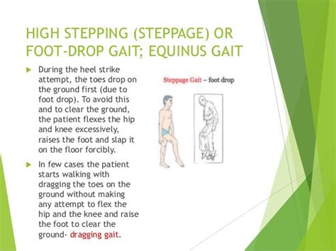 Stamping Gait Causes : Gait Abnormality Ppt Video Online Download / A ...