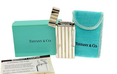 Vintage Tiffany And Co Sterling Silver Vertical Stripe Colibri Gas