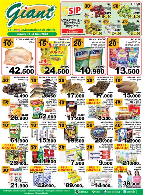 Promo Giant Hari Ini Juni 2020 Promo JSM Giant Weekday Di Semua Area