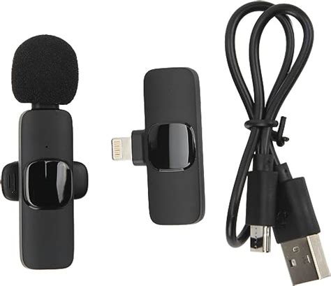 Microfones De Lapela Sem Fio K Para Smartphone Microfone De Lapela