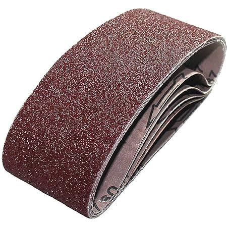 Lot De Bandes Abrasives En Tissu X Mm Pour Ponceuse Bande