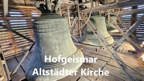 Hofgeismar Glocken der ev luth Altstädter Kirche Einzel