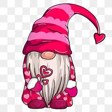 Valentines Gnome Clipart Transparent Png Hd Valentine Gnome Holding