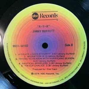 Jimmy Buffett – A1A - US Pressing – Vinyl Pursuit Inc