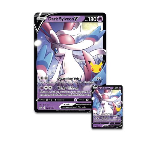 Pok Mon Th Anniversary Celebrations Dark Sylveon V Collection Box