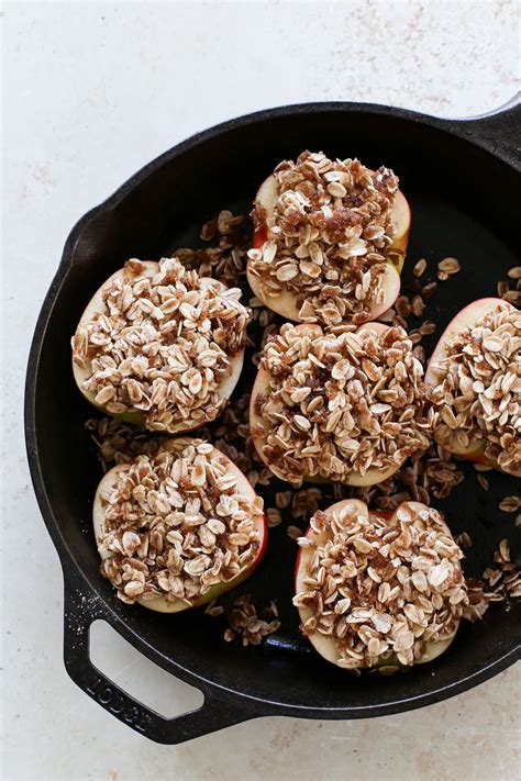 Baked Apples With Oatmeal A Nourishing Plate