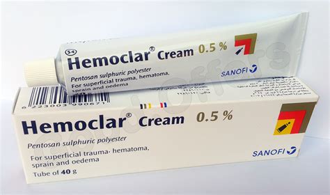 2x Hemoclar Cream 40g For Bruises Superficial Trauma Hematoma Sprain