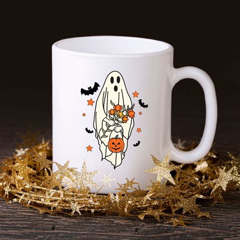 Fall Png Cute Ghost Png Halloween Spooky Babe Png Autumn Etsy