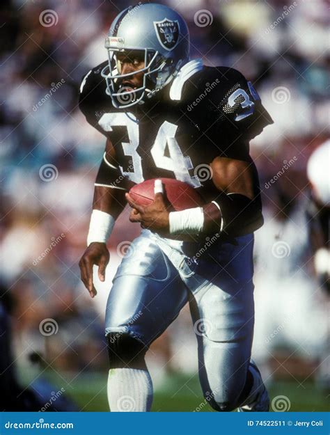 Bo Jackson Los Angeles Raiders Editorial Photo - Image of color, game ...