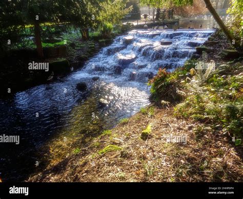 Grove Park Cascade On The River Wandle London Borough Of Sutton