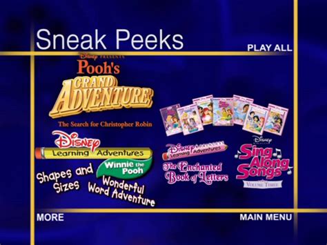 Sneak Peeks From Disney Dvd