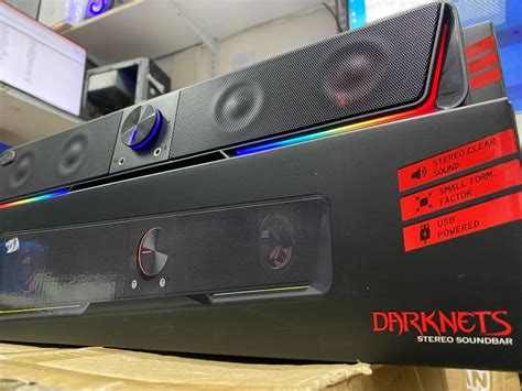 Redragon Gs Darknets Stereo Sound Bar On Carousell