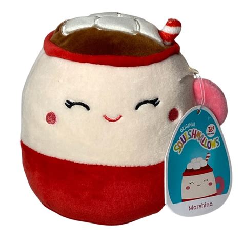 Kellytoy Toys Squishmallows Marshina Hot Chocolate Cup Mug 5 Mini