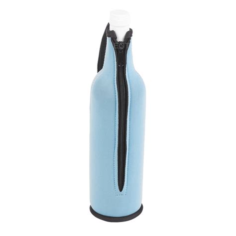 Neoprene Insulated Zip Up Water Bottle Cooler Bag Hiking Camping