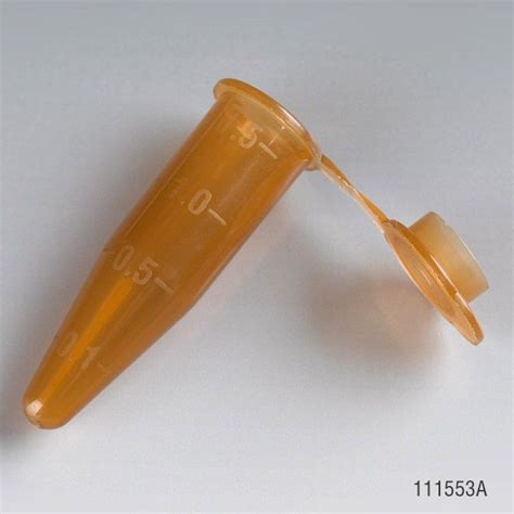 Globe Scientific Ml Microcentrifuge Tube Amber New Laboratory