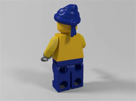 Пиратский лего персонаж 3 3D Модель $10 - .unknown .max .obj - Free3D
