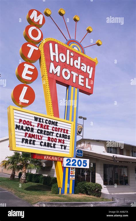 Vegas Motel Signs Hi Res Stock Photography And Images Alamy