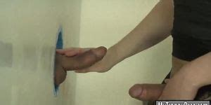 Blonde TS Isabella Sorrenti Anal Banged Through Gloryhole Tnaflix