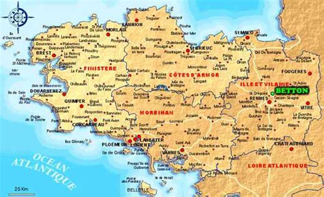 Carte De Bretagne Nord Voyage Carte Plan