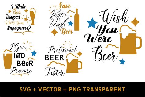 Beer Quotes Bundle Svg Gráfico Por Vectorbundles · Creative Fabrica