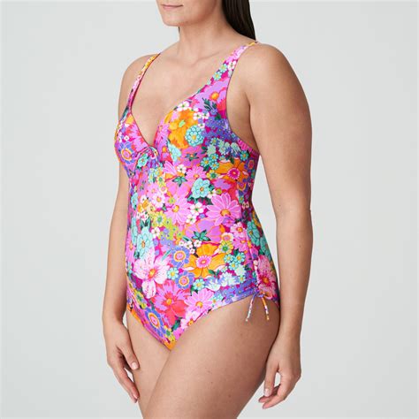 Prima Donna Swim Plunge Badpak In Het Floral Explosion Lingerie Marie