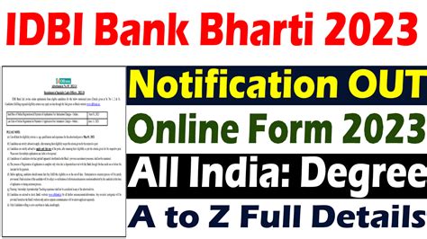 Idbi Bank Sco Recruitment 2023 Notification Released For 136 Posts