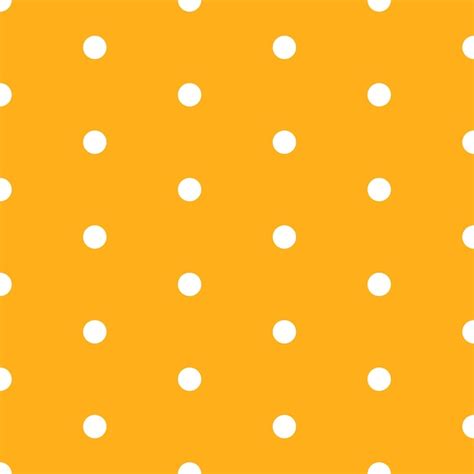 Premium Vector | White polka dots on a yellow background