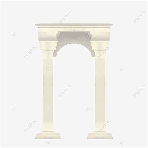 White Arch Building White Arch Building Png Transparent Clipart