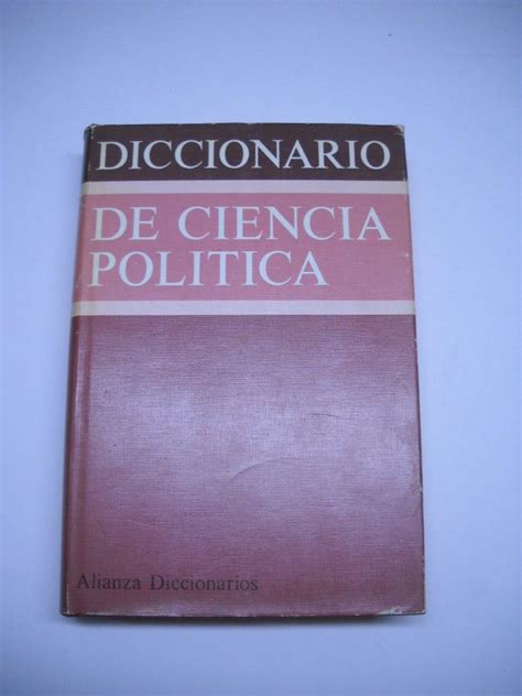 DICCIONARIO DE CIENCIA POLITICA de GÖRLITZ Alex director Librería