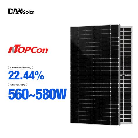 Dah Bifacial Topcon W W W N Type Solar Panel N Type Solar