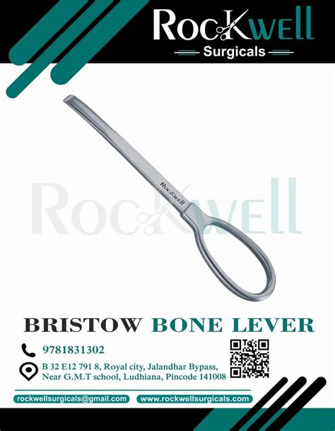 Rockwell Steel Bristow Bone Lever For Orthopaedic At Rs Piece In