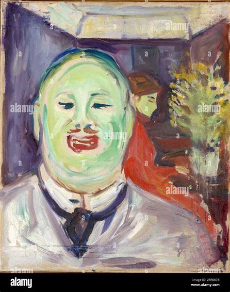 Caricature Portrait Of Henrik Lund By Edvard Munch Stock Photo Alamy