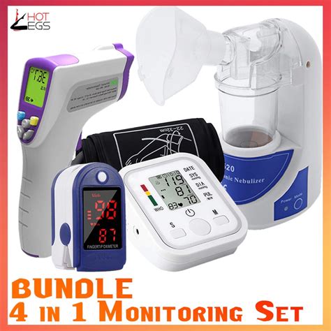 Bundle 4 In 1 Bp Monitor Arm Style Pulse Oximeter Infrared