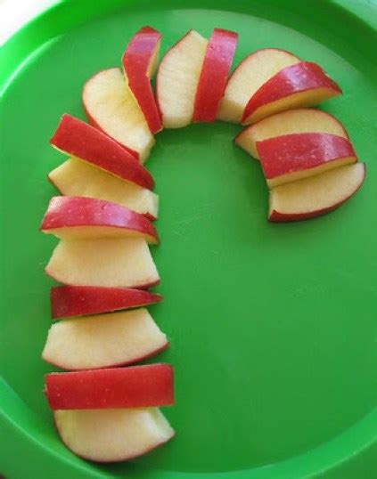 Candy Cane Apples – Edible Crafts
